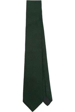 Fursac Patterned-jacquard silk tie