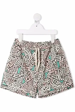 Le pandorine TEEN geometric print shorts