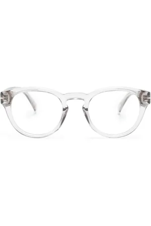DB EYEWEAR BY DAVID BECKHAM Transparent round-frame glasses