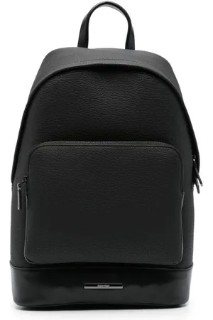 Calvin klein leather sales backpack mens