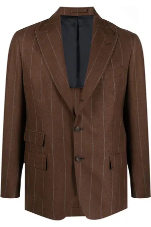 ELEVENTY Pinstriped single-breasted blazer