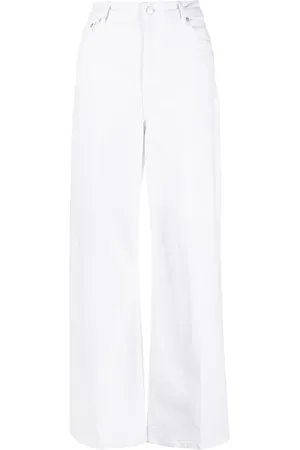 OFFICINE GENERALE Ginger mid-rise wide-leg jeans