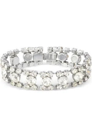 Susan Caplan 1960s crystal-embellished bracelet