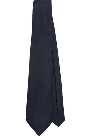Fursac Patterned-jacquard silk tie
