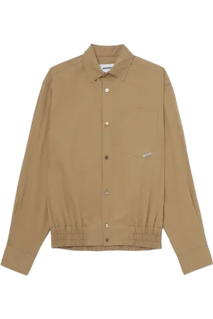 Ader Error Logo-tag cotton shirt