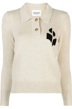 Marant Etoile Nola knitted polo sweatshirt