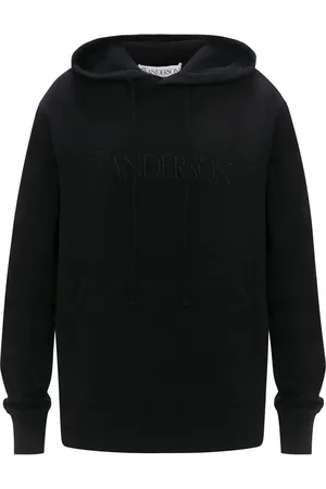 J.W.Anderson Logo-embroidered cotton hoodie