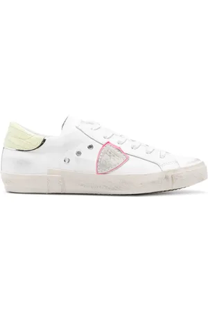 Philippe model Paris lace-up leather sneakers