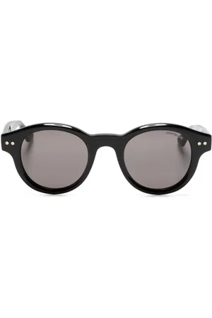 Montblanc Stud-embellished round-frame sunglasses