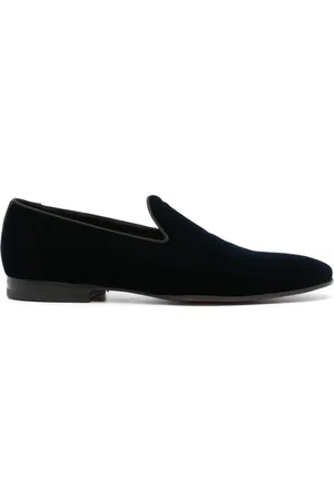 TAGLIATORE Slip-on velvet loafers