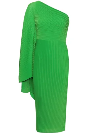 Solace Lenna one-shoulder draped midi dress