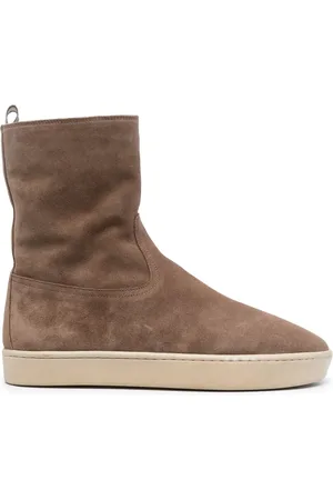 Officine creative Flat-sole leather boots