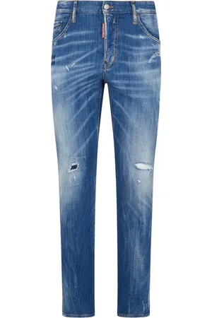 Dsquared2 Distressed slim-cut jeans