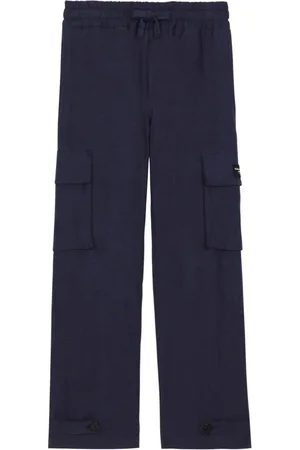 Dolce & Gabbana Logo-appliqué straight-leg trousers