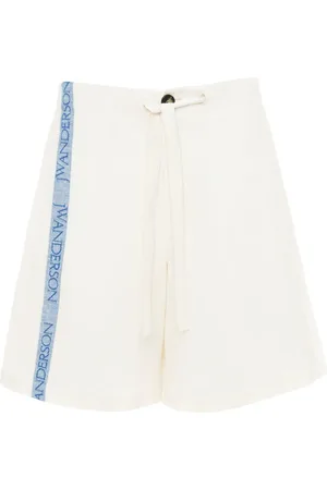 J.W.Anderson Logo-tape wide-leg shorts