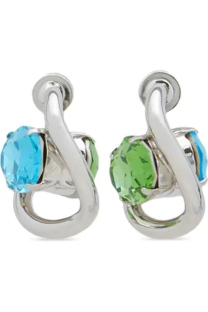 Marni Crystal-embellished hoop earrings