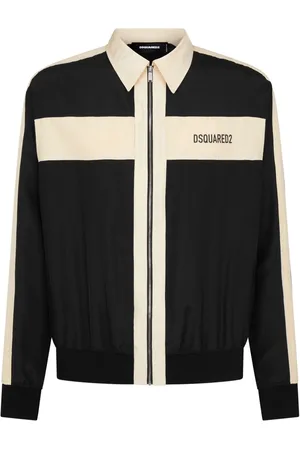 Dsquared2 Logo-print silk jacket