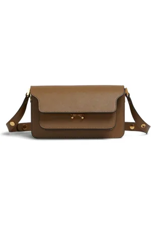 Marni Trunk leather shoulder bag