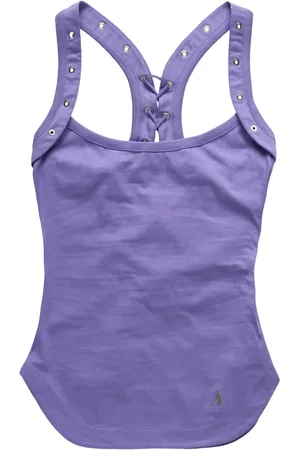 The Attico Eyelet-detailing cotton top