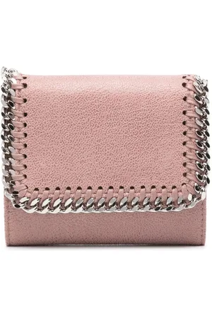 Stella McCartney Falabella chain-trim wallet