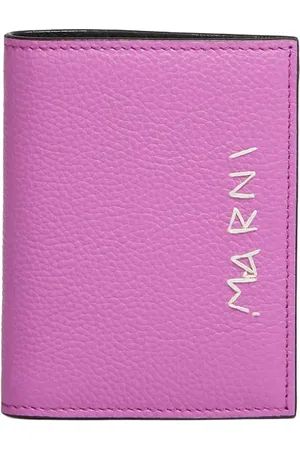 Marni Logo-embroidered billfold wallet