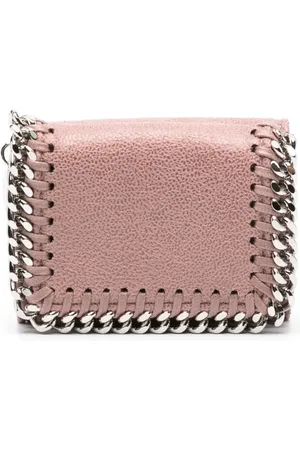 Stella McCartney Falabella chain-trim wallet