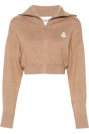 Marant Etoile Oxane logo-embroidered cardigan