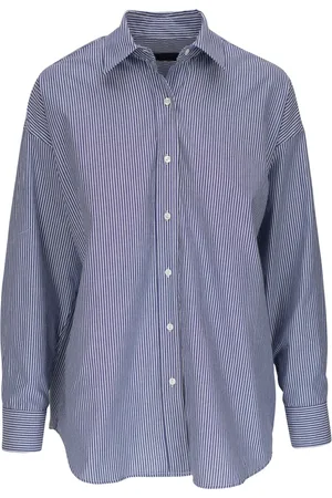 NILI LOTAN Striped cotton shirt
