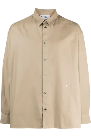Etudes Destroyed Illusion cotton shirt
