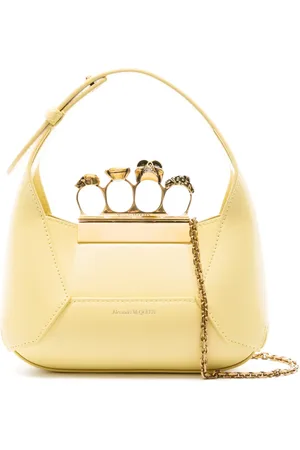 Alexander McQueen The Jewelled Hobo leather mini bag