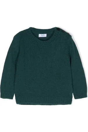 SIOLA Round-neck button-fastening jumper