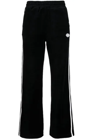 Chocoolate Logo-appliqué stripe-detail track pants