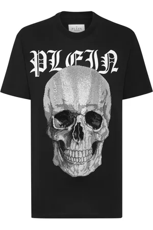 Philipp Plein Crystal-embellished cotton T-shirt