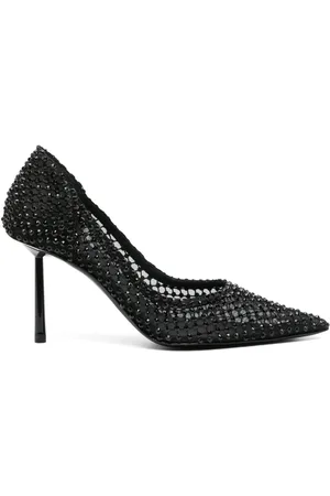 LE SILLA Gilda 80mm crystal-embellished pumps
