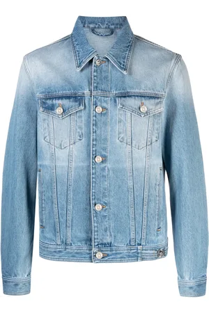 VERSACE Medusa Biggie-embellished denim jacket