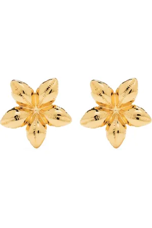 Marni Floral-shaped polished earrings