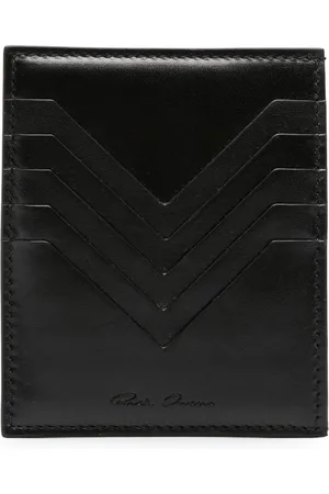 Rick Owens Square leather card holder