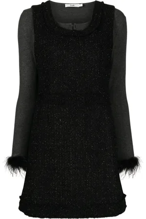B+AB Tweed two-piece minidress