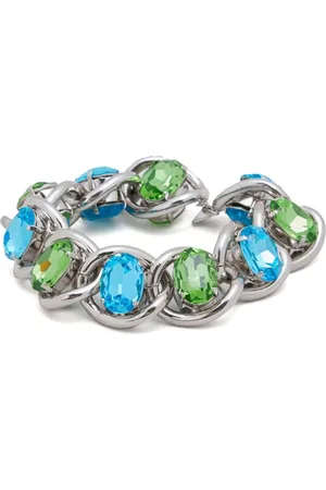Marni Crystal-embellished chain bracelet