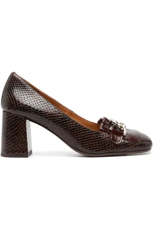 Chie Mihara Pyla 70mm snakeskin-embossed pumps