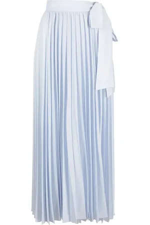 P.A.R.O.S.H. Pleated wrap midi skirt