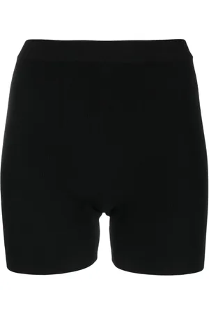 MATTEAU Ribbed-knit biker shorts