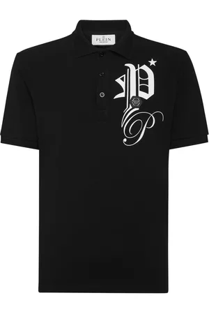 Philipp Plein Gothic Plein cotton polo shirt