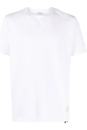 Thom Browne RWB-stripe piqué T-shirt