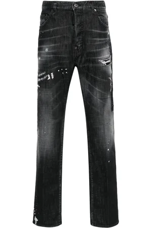 Dsquared2 Distressed straight-leg jeans