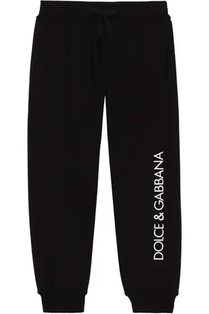 Dolce & Gabbana Logo-embroidered cotton track pants