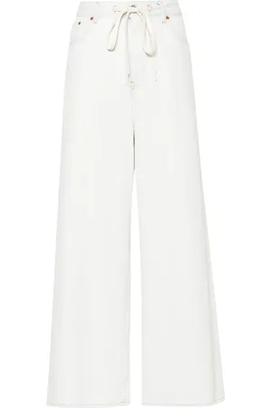 Maison Margiela Drawstring-waist wide-leg jeans