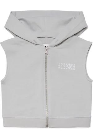 Maison Margiela Zip-up hooded sweatshirt