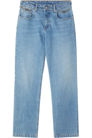 Stella McCartney Falabella-chain straight-leg jeans