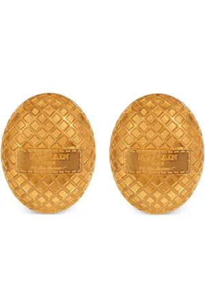 Balmain Signature Grid earrings